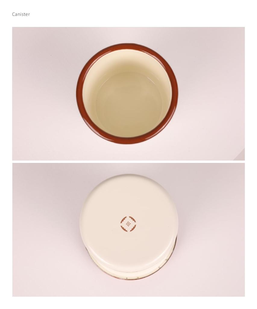 S'more Café Emaille Geschirr Vorratsbehälter