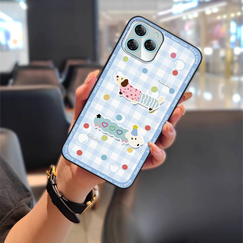 Soft case Protective Phone Case For Blackview A95 Dirt-resistant Silicone Cartoon TPU Back Cover Durable Anti-knock Cute