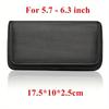 Marsupio da Cintura per Cellulare 3.5-6.3 pollici per iPhone Samsung Xiaomi Custodia a Sacchetto Clip da Cintura Fondina Borsa in Tessuto Oxford Copertura a Ribalta
