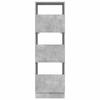 Wäscheschrank mit Stauraum Betonoptik 50 x 68 x 162 cm Spanplatte