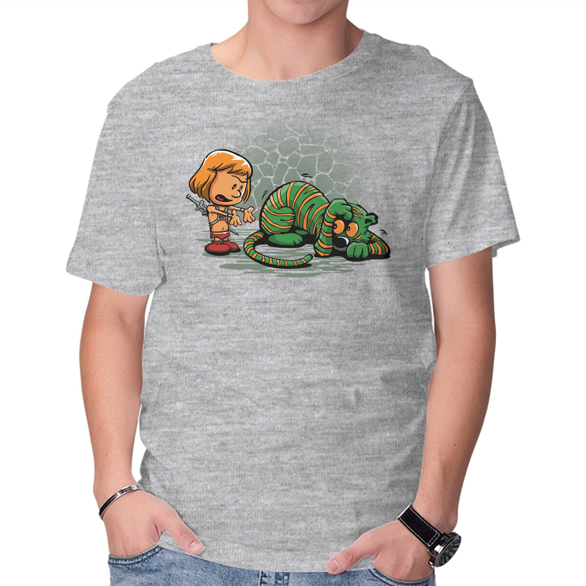 Unisex Crew Neck T-Shirt Afraid of Your Own Shadow Graphic Short Sleeve Casual Tee XXXXL