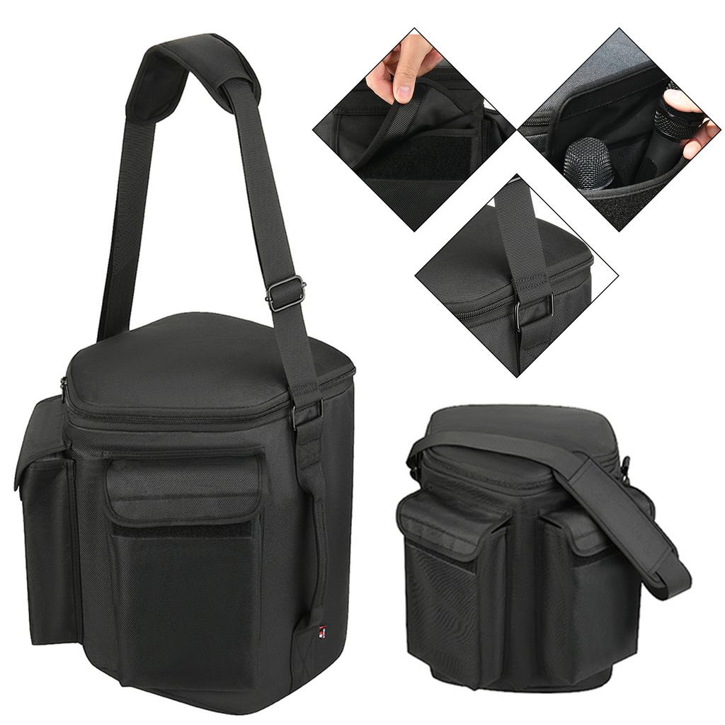 Travel Carrying Case Anti-Drop Shoulder Bag with Handle&Shoulder Strap&Accessory Pocket Organizer Bag for Bose S1 Pro+/S1 Pro