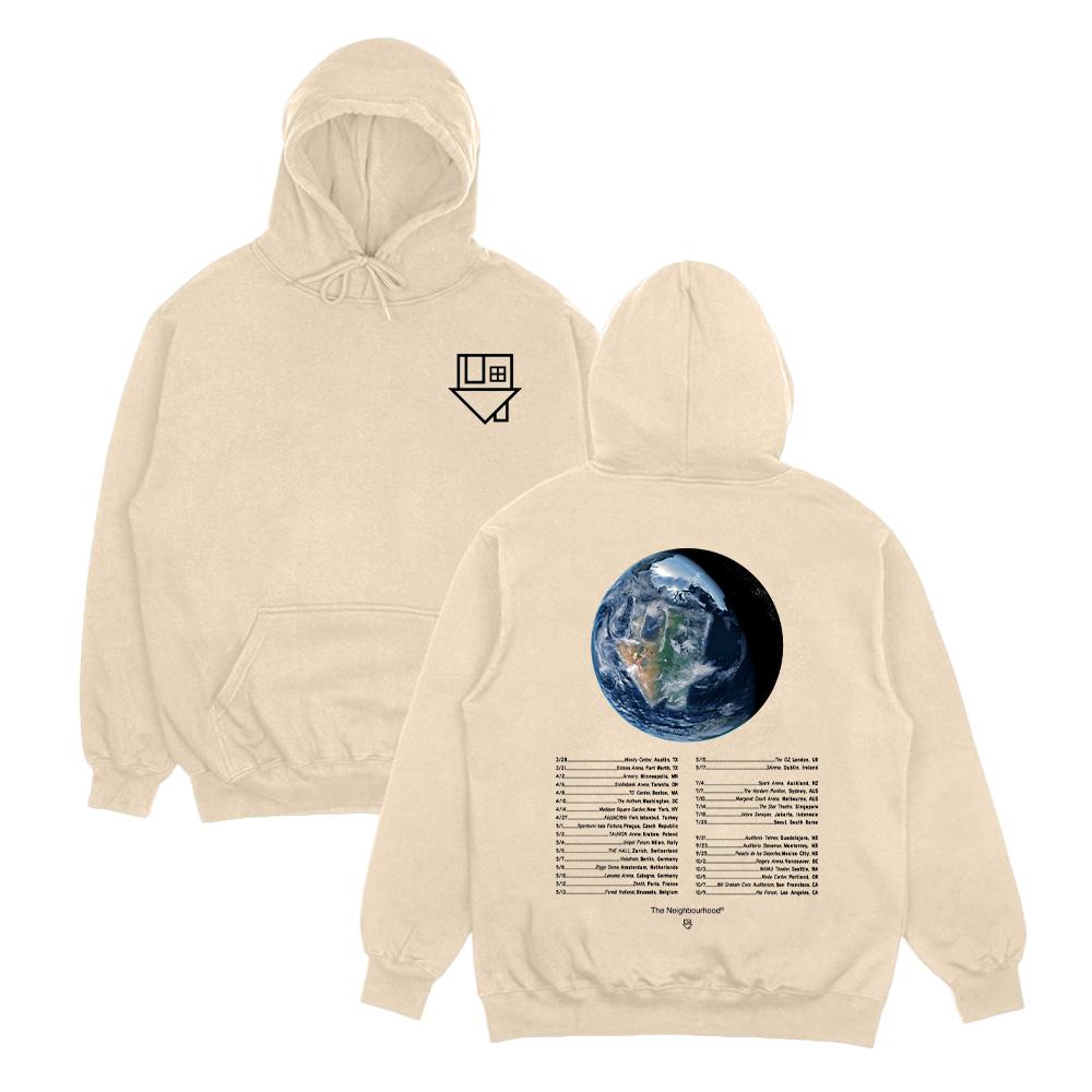 

The Neighbourhood The Wourld Tour 2026 Худи Хип-хоп Wiped Out! Графический уличный стиль к 10-летию, женские и мужские повседневные пуловеры XXXL