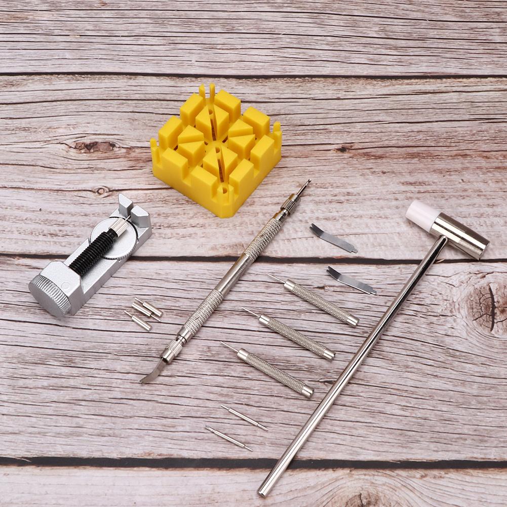 14 stk. verktøysett for klokkereparasjon Klokkehammer Sett med verktøy for fjerning av klokkereim