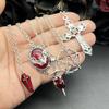 5-Piece Retro Gothic Punk Rock Bat Halloween Gift Set for Women