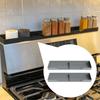 Non Slip Grip Silicone Stove Mats Heat Protection Spice Rack Magnetic Shelf  Over The Stove