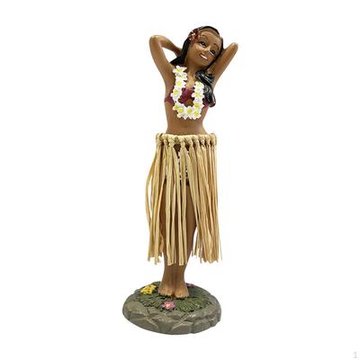 Hawaiian Dashboard Doll Dancing Girl Posing Bobbleheads Collection Figurines for