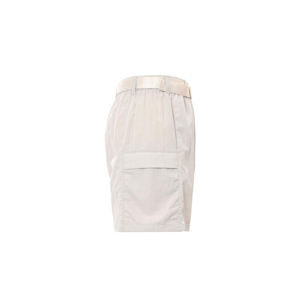 Nike Sportswear Solid Woven Training Breathable Mid-Rise Casual Shorts Women Shorts Light-Iron-Ore-Gray HJ3945-014