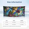 Dragonfly Garden Dream Theme Quick Dry Beach Towel Custom Name Text Print Large Sand Resistant Towel Beach Vacation