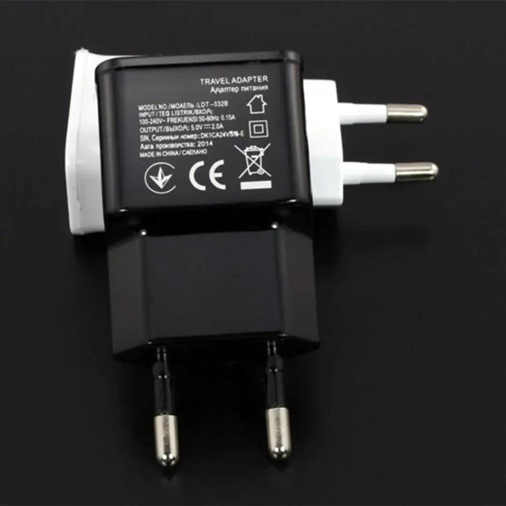 Adaptor de alimentare portabil Dual USB 5V, încărcător de telefon mobil, priză electrică, adaptor de încărcător inteligent de călătorie pentru smartphone