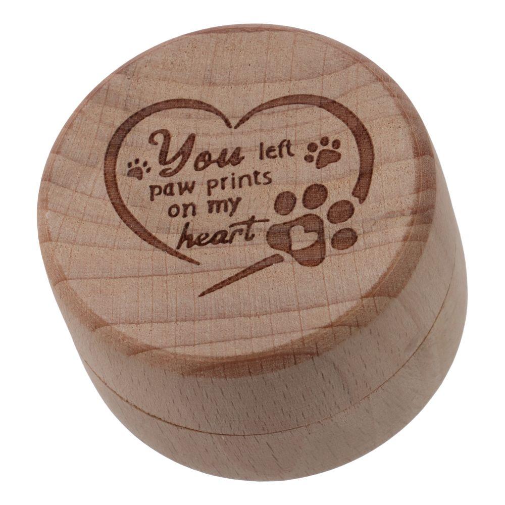 

Funerary Caskets Supplies Wooden Keepsake Box Cat Memorial Hair Case Loss Pet