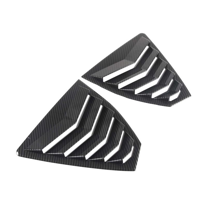 For Subaru WRX S4 STI VB - ABS Carbon Fiber Car Rear Window Triangle Exterior Shutter Deflector Decoration Accessrories