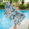 Seaside Vacation Elements Beach Towel Quick-drying Super Absorbent Suitable for Swimming Beach Pool Gym Summer Gift for Friends