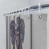 Gothic Angel Shower Curtain Dark Victorian Home Decor Vintage Halloween Bathroom Set Spooky Ethereal Wall Art