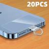 1/10/20Pcs Universal Mobile Phone Anti-lost Lanyard Card Gasket Transparent Tpu Detachable Phone Hanging Cord Strap Patch Tether