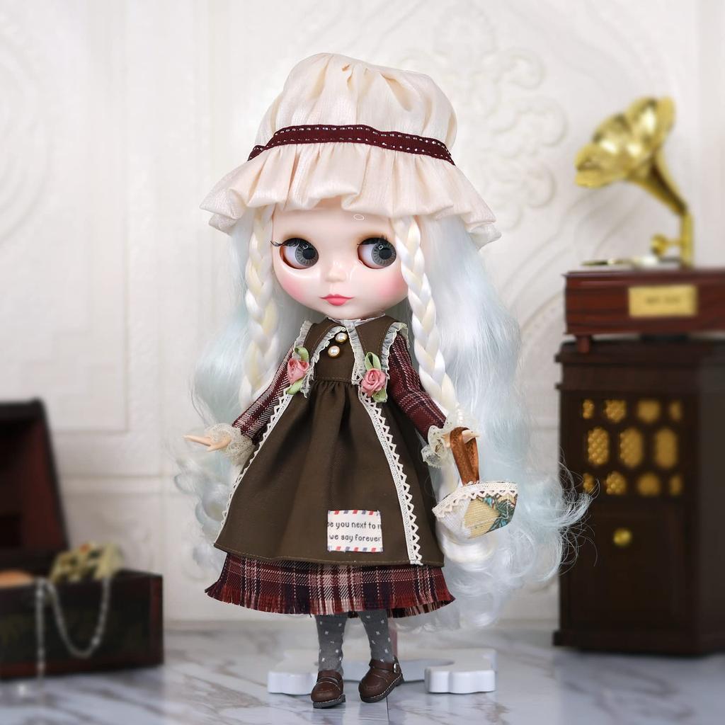 ICY Fortune Days Dukkeklær Retro Passer for eller 30 cm Høy og - Stil, 1/6 Dukker, Blythe, Obitsu, Licca-chan (09)