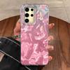 Case For Samsung Galaxy  A56 S24 S25 Plus Ultra A15 A25 A55 A35 A16 A26 A36 Phone Cover Gradient Color Cat Leopard Print Bumper
