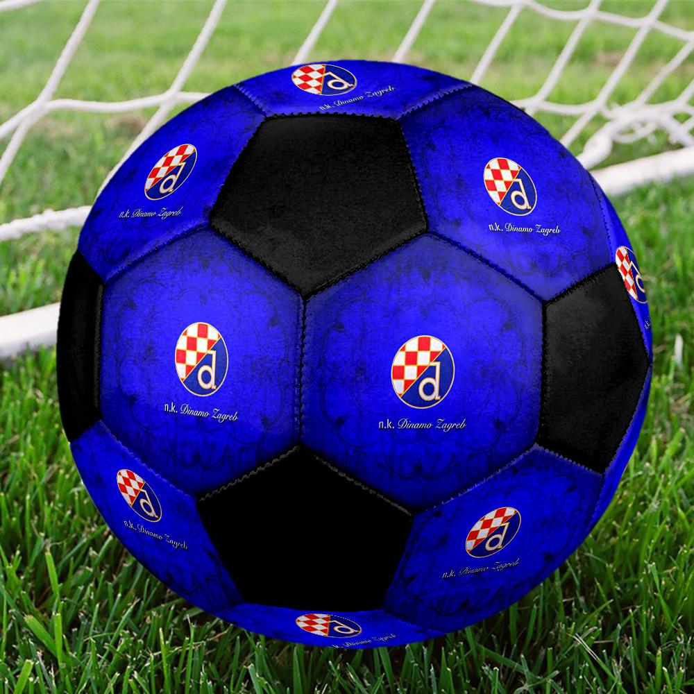 SIZE 5 GNK Dinamo Zagreb Soccer Ball Colorful All Ages Machine Stitched PVC Competition Ready Durable High-Bounce