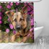 Benutzerdefinierte Deutscher Schäferhund Hund Duschvorhang MEHRERE GRÖSSEN Wasserdichtes Stoff Duschvorhang für Badezimmer Dekoration Dropshipping