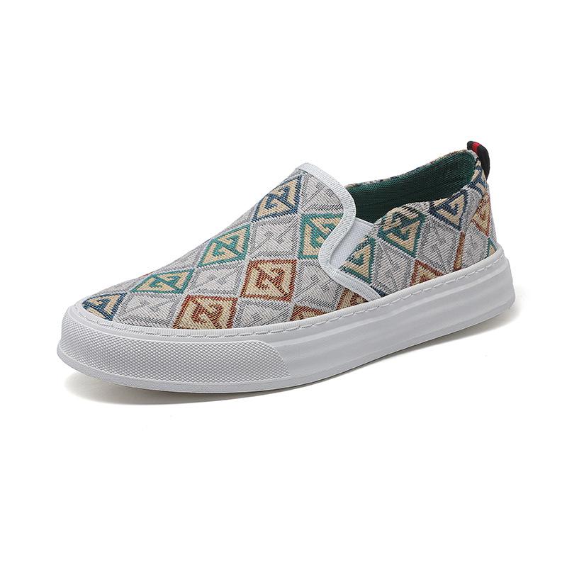 Summer Old Cloth Shoes, Beijing Sail, Breathable Camouflage, Knitted Comfortable Driving Shoes