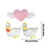 Almohada de Felpa con Forma de Corazón para Reposacabezas de Coche Almohada de Amor para el Cuello Almohada para Respaldo de Asiento Cojín de Coche Accesorios de Soporte Decoración Lumbar