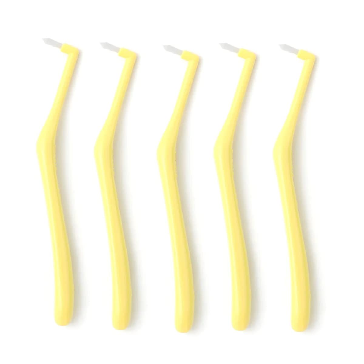 

Oral care for dentists M Yellow of [One-tufted brush] P-Cure (medium) [Set 12]
