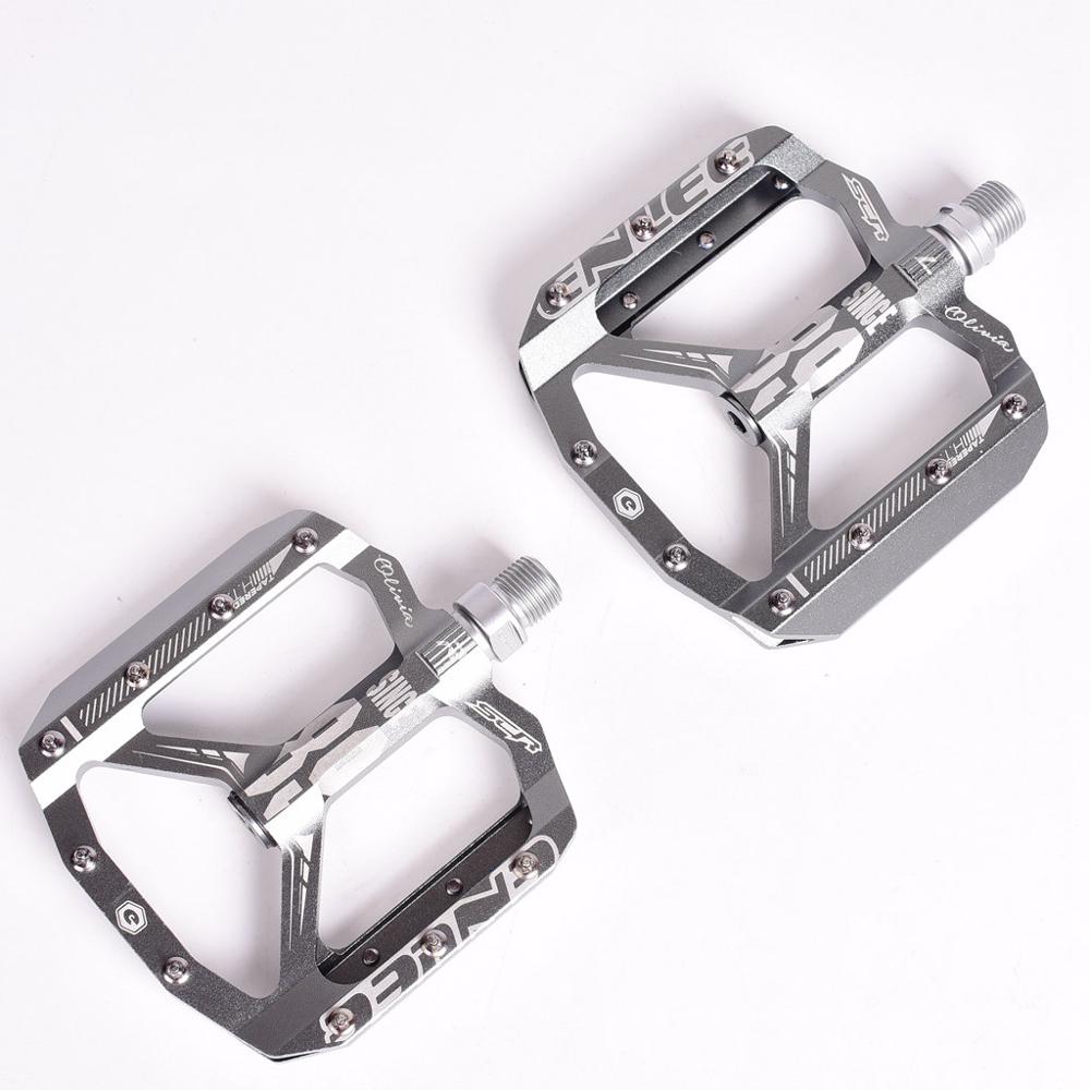 ENLEE KRSEC MTB Pedals, CNC Aluminum, High Strength, Wide Platform, Front Lock, Chromoly Axle Bicycle accessories