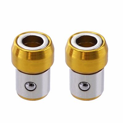 (SU)Anello Magnetizzatore Universale Rimovibile 21mm Acciaio Magnetico Punta Cacciavite 2 Pezzi