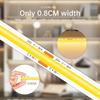 Bluetooth CCT COB LED Strip Light 2700K-6500K Dimmable Lamp LED Tape App Control For Room Kitchen Decor Lighting 24V 2M 5M