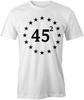 TRUMP 45 TShirt Tee Short-Sleeved Cotton POLITICAL CLOTHING S1WSA616