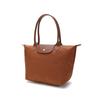 Longchamp Le Pliage 28 Classic Torba z płótna i skóry z długimi rączkami Damskie torby tote Brandy 2605089504