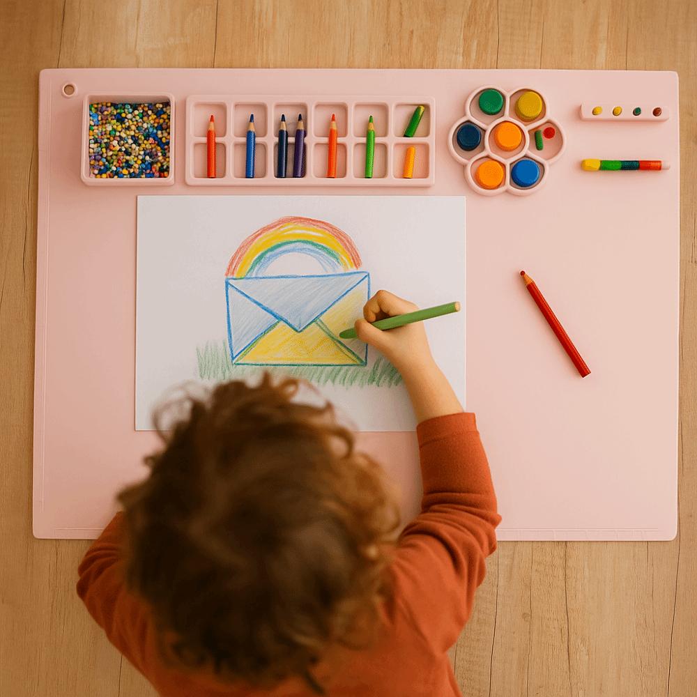 Silicone Art Silicone Craft Mat Non-Stick Graffiti Painting Mat  Clay Play Tools