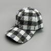Spring And Summer Plaid British Retro Thousand Bird Grid Classic Baseball Cap Men And Women Retro Sunshade Personality Fashion Versatile