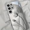 Electroplated Glass Phone Case Suitable for Samsung Galaxy S26 S25 S24 S23 S22 S20 S11 S10 FE/Ultra/Plus Anti Drop Line Pattern