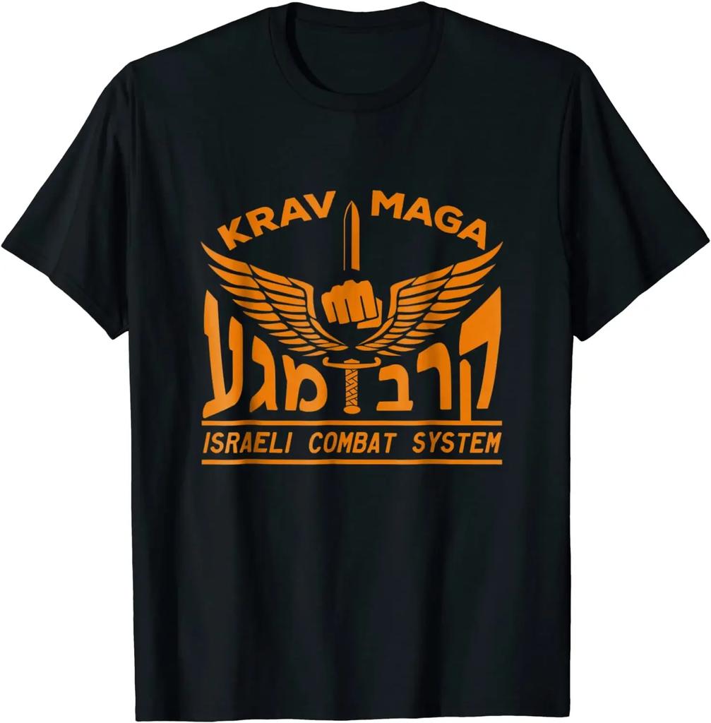 Israeli Combat System Krav Maga Martial Arts Symbol TShirt 100 Cotton ONeck Summer Short Sleeve Casual Mens Tshirt