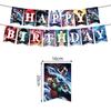Kids Slayer Demon Birthday Party Cup Decoration Supplies Banners Balloon Sticker