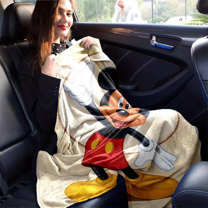 1pc. Cute Mickey Mouse Cartoon Blanket, Soft Warm Throw Blankets, Home Decor Gift Idea for Family Friends Birthday Christmas Present (Season