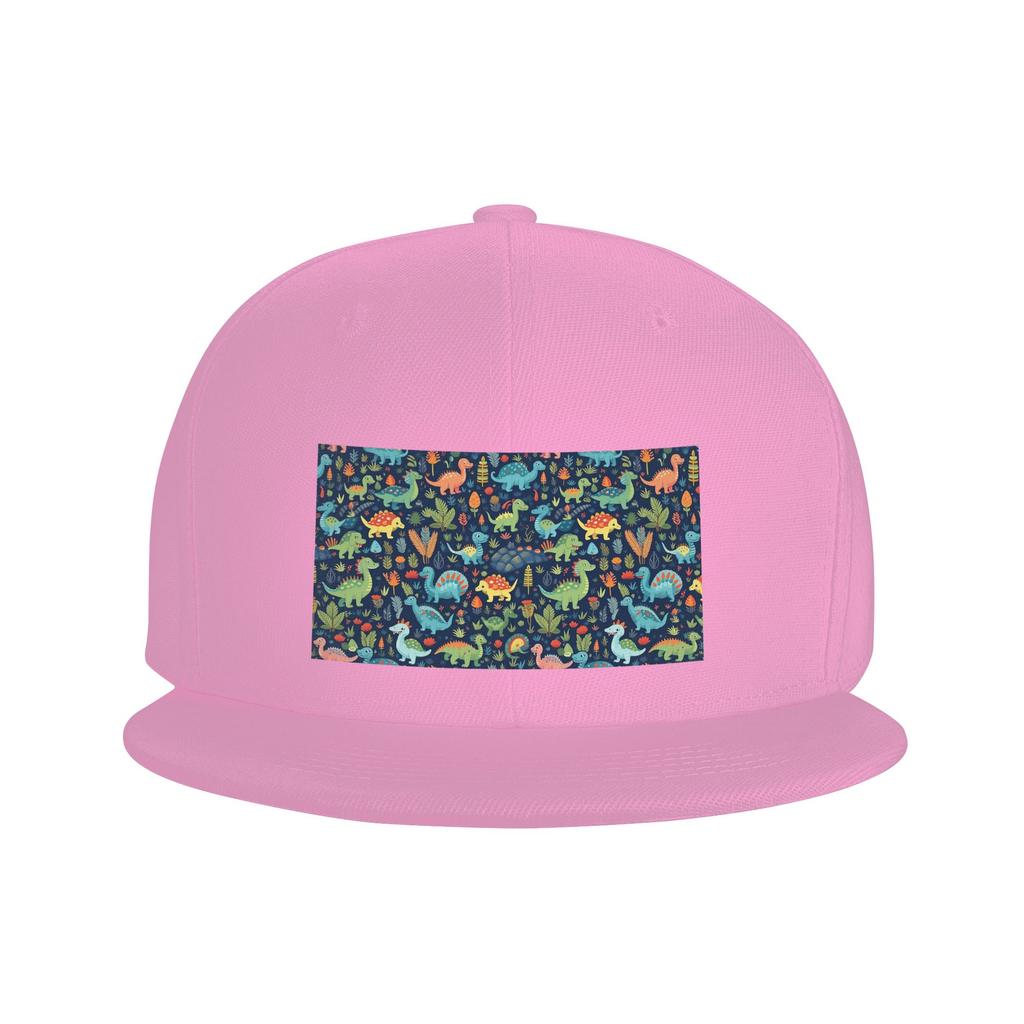 Cartoon Cute Dinosaur Pattern Baseball Caps Snapback Fashion Baseball Hats Breathable Casual Casquette Outdoor for Unisexs Womens