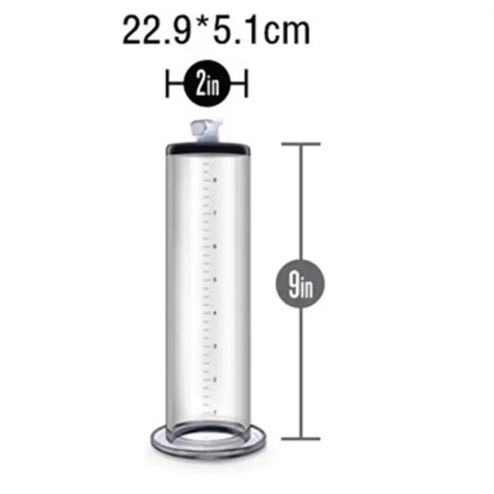 Acrylic Penis Pump Accessories Vacuum Penis Enlargement Device Masturbation Vacuum Pump Flange Pump Penis Cylinder Set Sex Toys