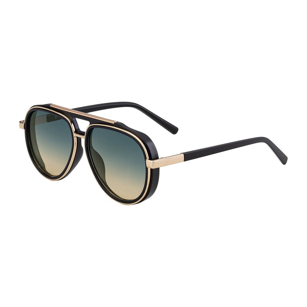 JYL TS Men's Polarized Aviator - Retro Double-Bridge Outdoor Shades ZS-98362P