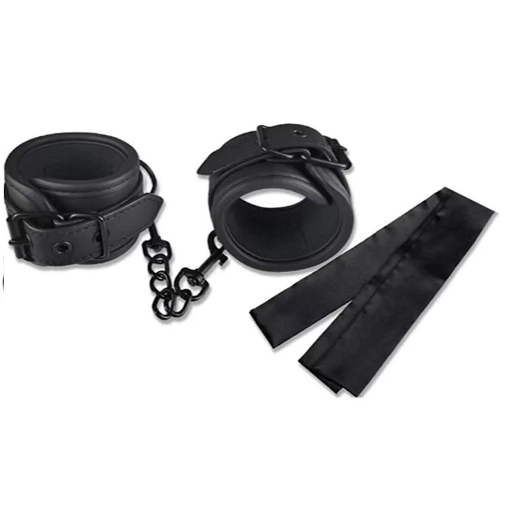 Frauen Handschellen Sexspielzeug Augenbinde Erwachsene Fessel Sextoy Sets Verstellbare Handfesseln Augenklappe 18+ Paar Sexspiele Werkzeug