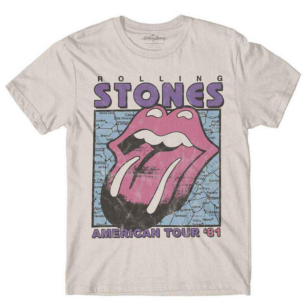 The Rolling Stones American Tour Map T-shirt XXL