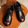 Brand New British Style Luxury Outdoor Brand Thick Bottom Oxford Shoes Men Lace Up Safety Shoes Beef Tendon Outsole Work Shoes