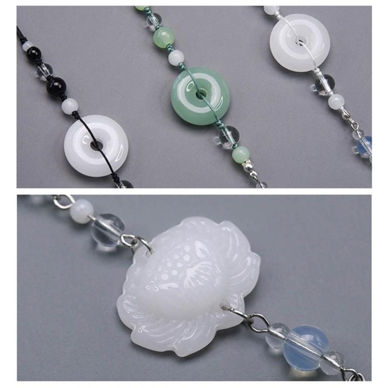 Hanfu Tassels Pendant Versatile Waist Pendants Imitation Jade Charm Adornment