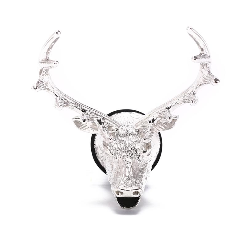Wine Accessories Deer Head Wine Stopper Zinc Alloy Creative Personality Bar Tool серебряный
