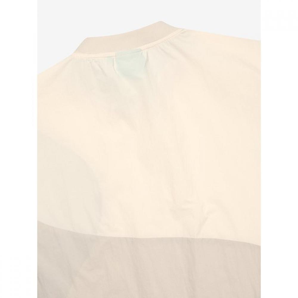 Lightweight Woven Earth Sweatshirt  Ivory 