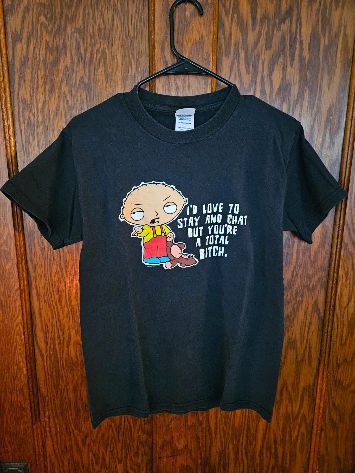 Stuart Family Guy T-Shirt XL Unisex Vintage Y2K Retro Tee S XL