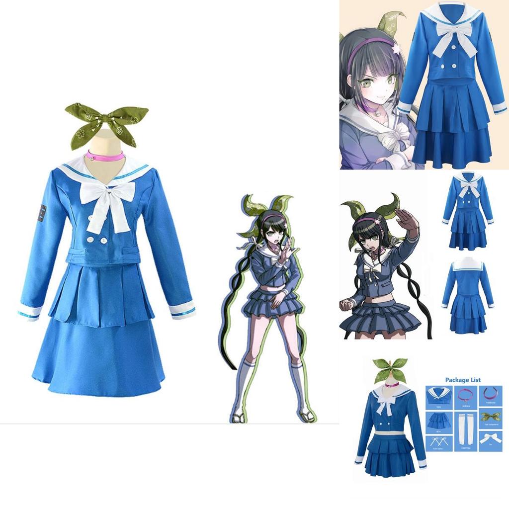 Anime Danganronpa V3 Killing Harmony Women's Cosplay Costume Set With High-quality Uniform Cloth