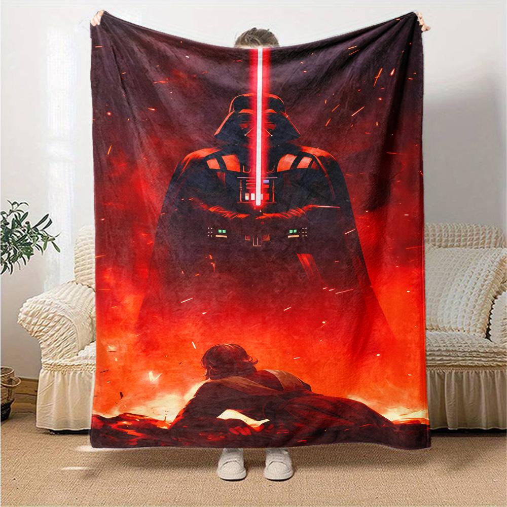 Star Wars Blanket Comfortable Perfect for Bedding Chair Office Four Seasons Multipurpose Digital Print Best Holiday Gift for Friends Family