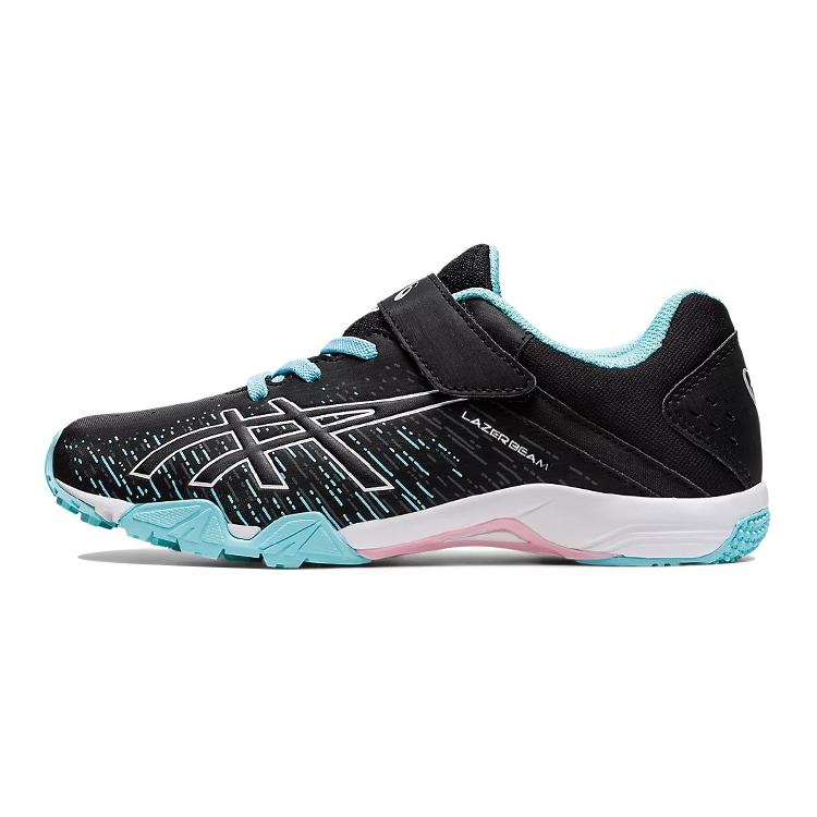 New Asics Lazerbeam SH MG GS 'Black White Aqua' 1154A138-003